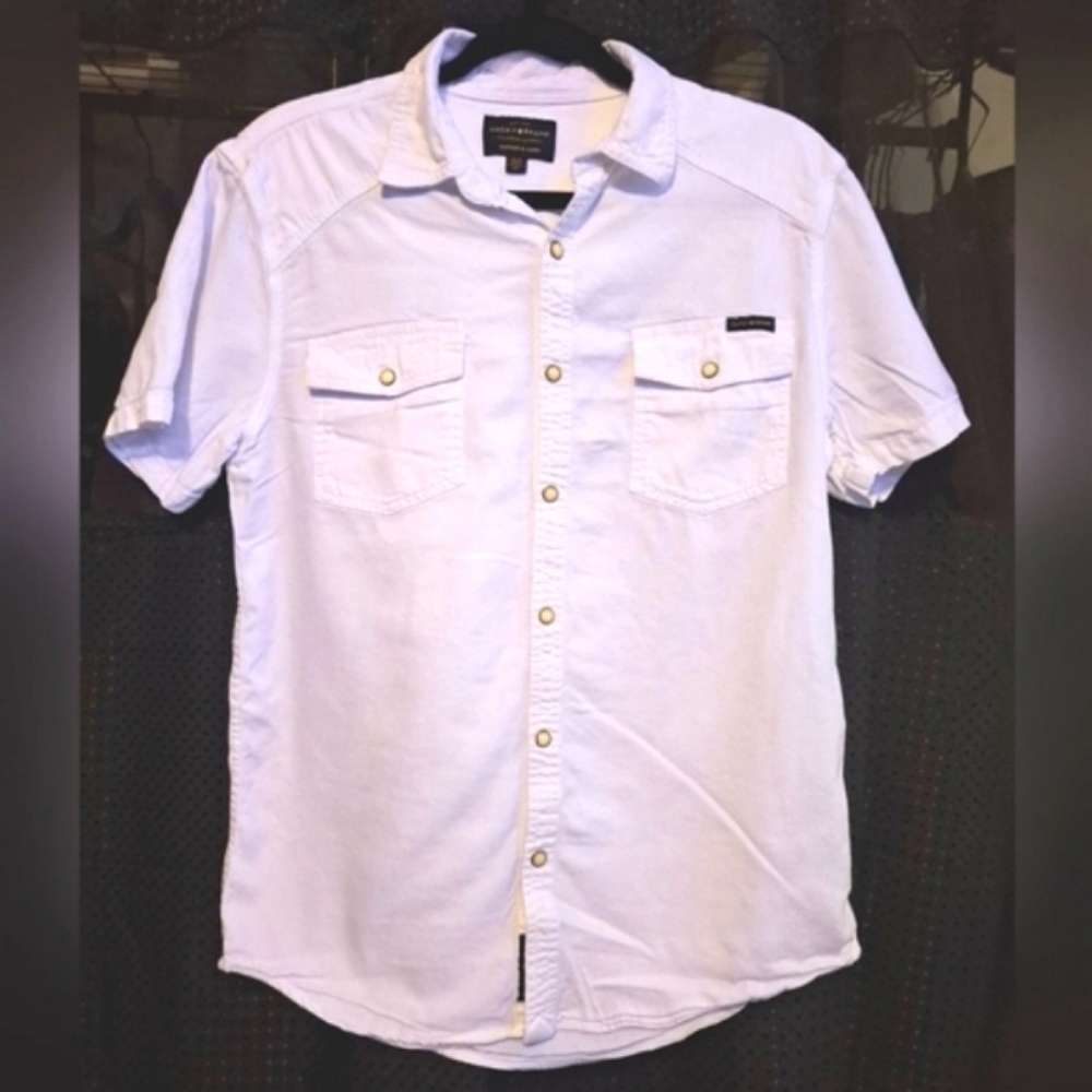 🍀 Lucky Brand White Casual Button Down Shirt